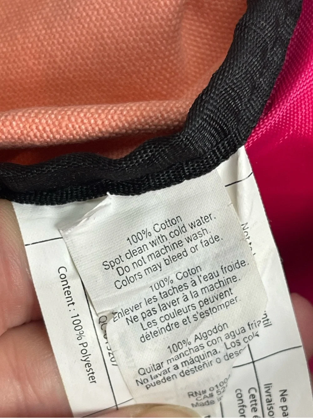 Kavu sling backpack peach color